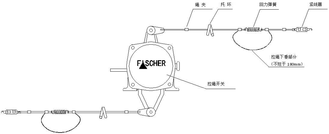 拉繩開(kāi)關(guān)連接圖